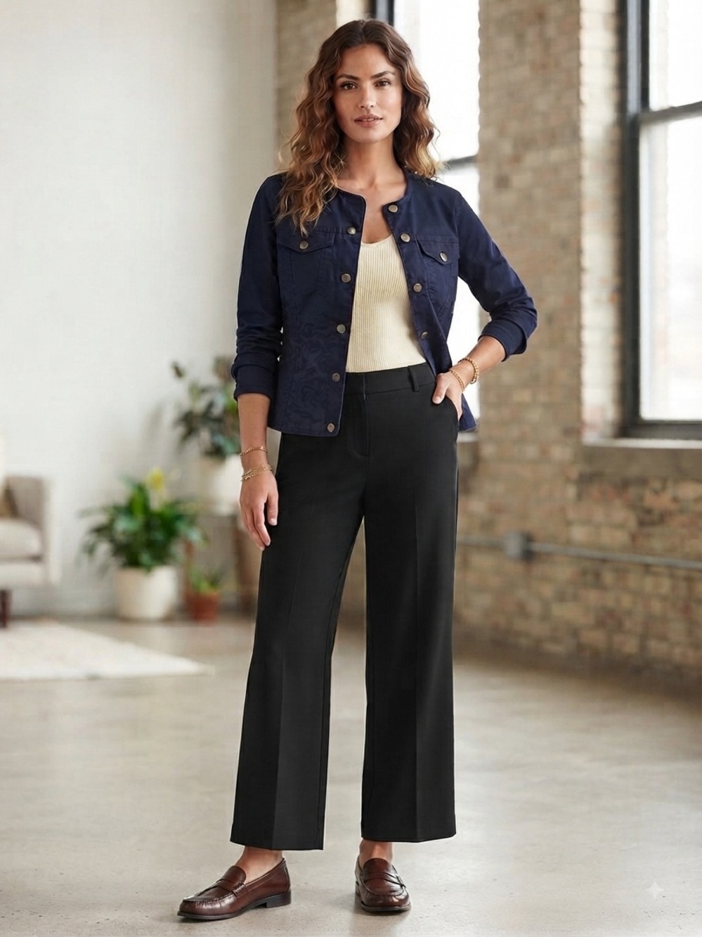 Pendleton Dark Blue Jean Javket